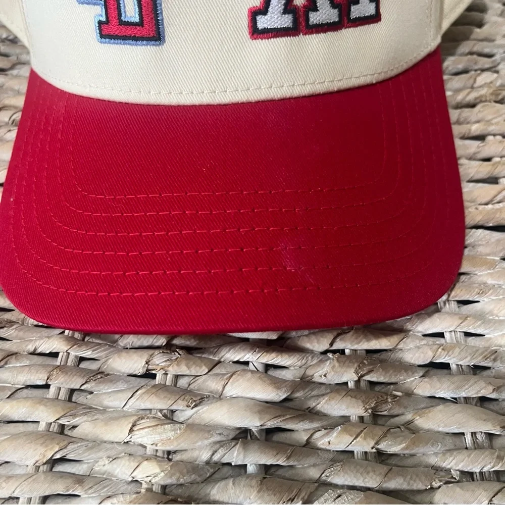 Otto hat‎ STL vs XI World Champions 2023 SnapBack Red Beige Cap